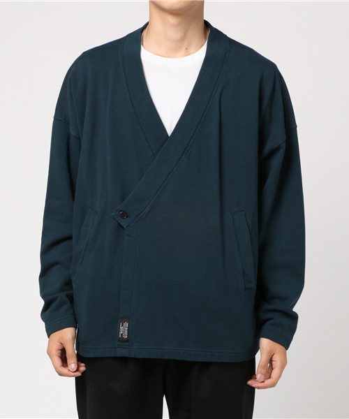 CABANE de ZUCCa（カバンドズッカ）の「S (S)ミニ裏毛（カーディガン/ボレロ・メンズ・グリーン/カーキ/ブラック・M size）」の3枚目の写真