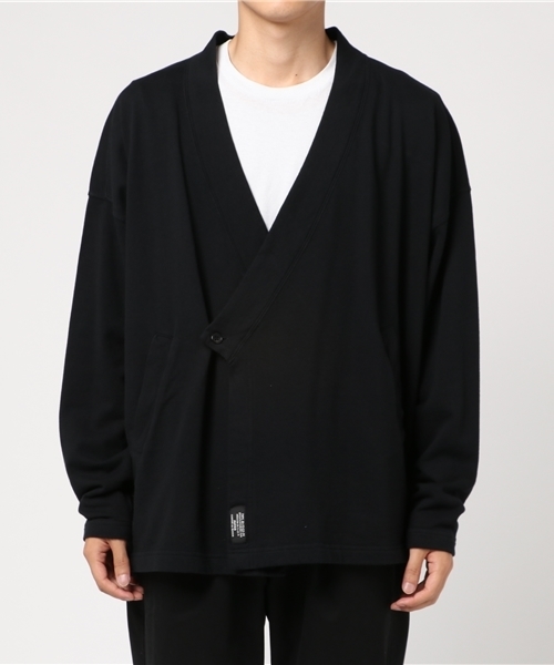 CABANE de ZUCCa（カバンドズッカ）の「S (S)ミニ裏毛（カーディガン/ボレロ・メンズ・グリーン/カーキ/ブラック・M size）」の2枚目の写真