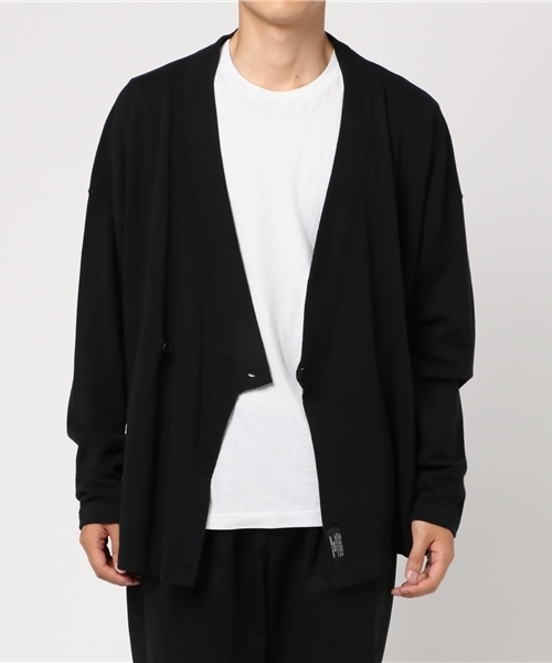 CABANE de ZUCCa（カバンドズッカ）の「S (S)ミニ裏毛（カーディガン/ボレロ・メンズ・グリーン/カーキ/ブラック・M size）」の6枚目の写真