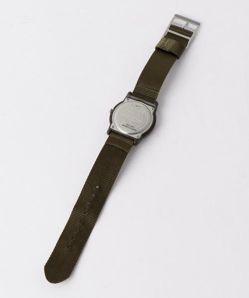 TIMEX（タイメックス）の「＜TIMEX＞CAMPER テープベルトウォッチ ◆（アナログ腕時計・レディース・ブラック/オリーブ・FREE）」の5枚目の写真