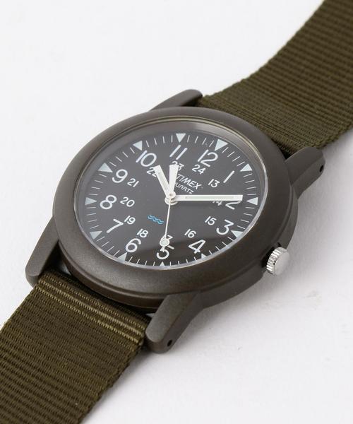 TIMEX（タイメックス）の「＜TIMEX＞CAMPER テープベルトウォッチ ◆（アナログ腕時計・レディース・ブラック/オリーブ・FREE）」の6枚目の写真