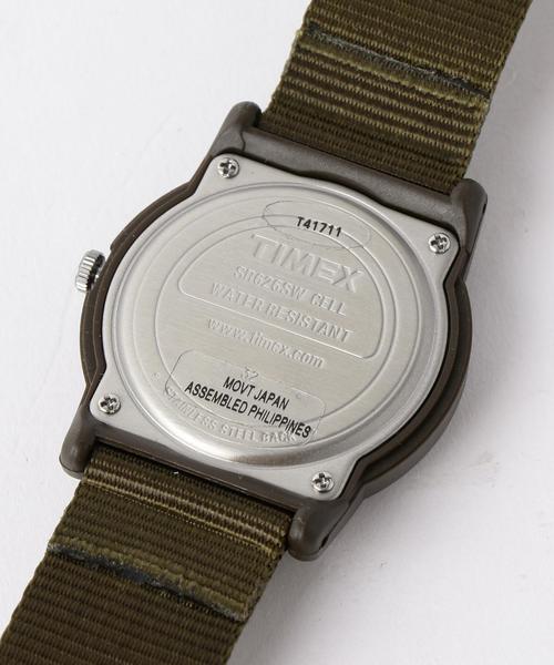 TIMEX（タイメックス）の「＜TIMEX＞CAMPER テープベルトウォッチ ◆（アナログ腕時計・レディース・ブラック/オリーブ・FREE）」の7枚目の写真