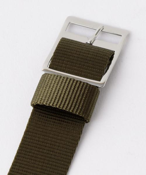 TIMEX（タイメックス）の「＜TIMEX＞CAMPER テープベルトウォッチ ◆（アナログ腕時計・レディース・ブラック/オリーブ・FREE）」の8枚目の写真