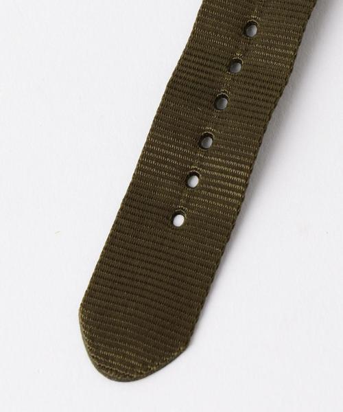 TIMEX（タイメックス）の「＜TIMEX＞CAMPER テープベルトウォッチ ◆（アナログ腕時計・レディース・ブラック/オリーブ・FREE）」の9枚目の写真