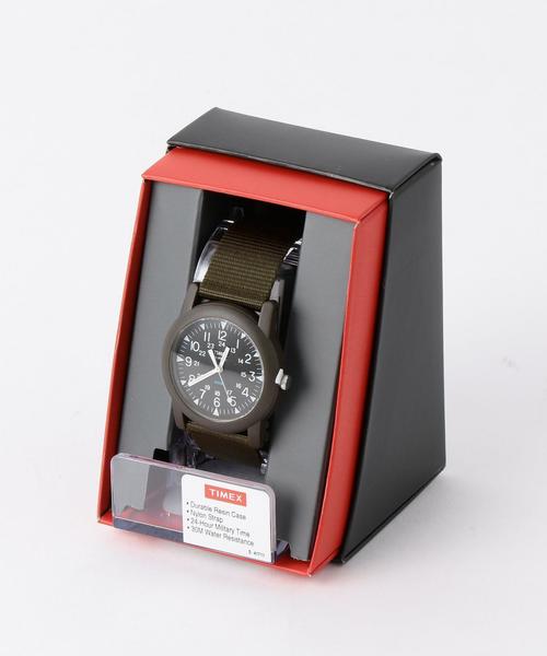 TIMEX（タイメックス）の「＜TIMEX＞CAMPER テープベルトウォッチ ◆（アナログ腕時計・レディース・ブラック/オリーブ・FREE）」の10枚目の写真