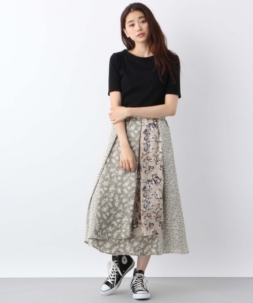 LEPSIM（レプシィム）の「テレコボートネックプルオーバー5S　761940（Tシャツ/カットソー・レディース・レッド/オフホワイト/ブラック・MEDIUM/LARGE）」の5枚目の写真