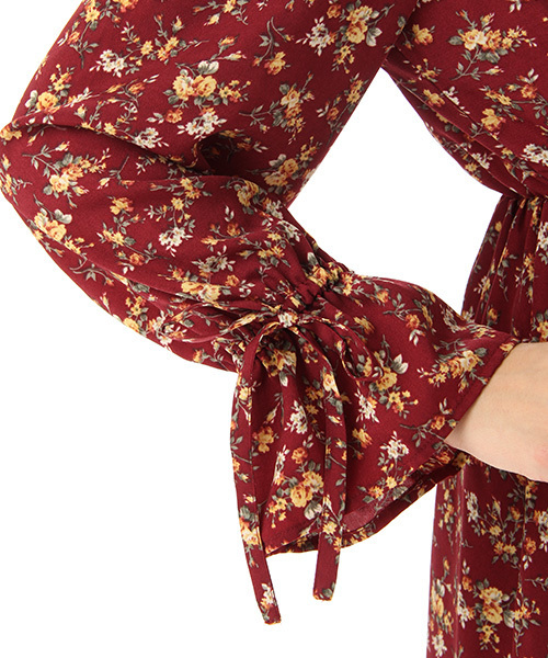 Honeys（ハニーズ）の「花柄ワンピース（ワンピース・レディース・ブラック系その他/ブルー系その他/レッド系その他・M/L）」の22枚目の写真