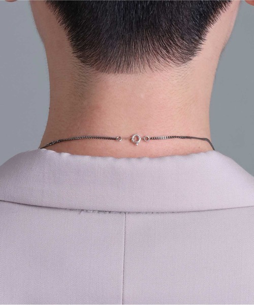 LION HEART（ライオンハート）の「“LUCK”カービングネックレス/シルバー925【LION HEART / ライオンハート】（ネックレス・メンズ・シルバー/ブラック・FREE）」の8枚目の写真