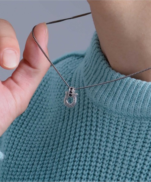 LION HEART（ライオンハート）の「“LUCK”カービングネックレス/シルバー925【LION HEART / ライオンハート】（ネックレス・メンズ・シルバー/ブラック・FREE）」の20枚目の写真