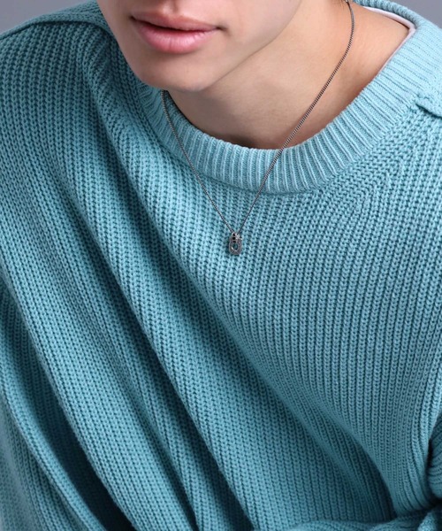 LION HEART（ライオンハート）の「“LUCK”カービングネックレス/シルバー925【LION HEART / ライオンハート】（ネックレス・メンズ・シルバー/ブラック・FREE）」の18枚目の写真