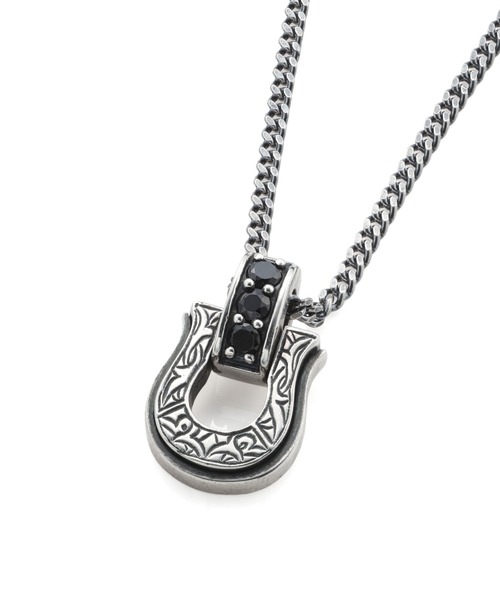 LION HEART（ライオンハート）の「“LUCK”カービングネックレス/シルバー925【LION HEART / ライオンハート】（ネックレス・メンズ・シルバー/ブラック・FREE）」の12枚目の写真