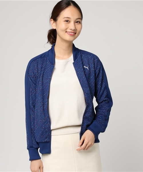 PUMA（プーマ）の「エナジー リブクルーネック トレーニングジャケット 
