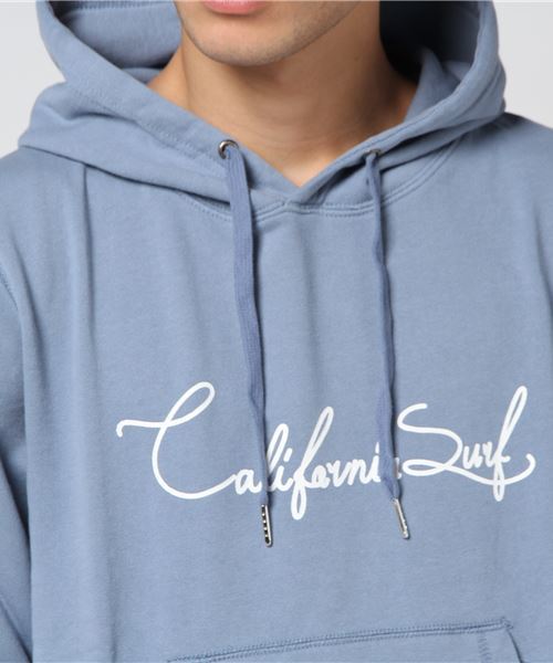 STYLEBLOCK（スタイルブロック）の「ピグメントサーフプリント裏毛ロゴパーカー（パーカー・メンズ・ピンク/ブルー/チャコール・LL/M/L）」の8枚目の写真