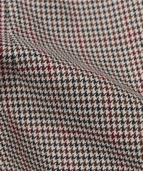 RAY CASSIN（レイカズン）の「ガンクラブチェックワイドパンツ（その他パンツ・レディース・カーキ/ブラウン/ライトグレー・FREE）」の11枚目の写真