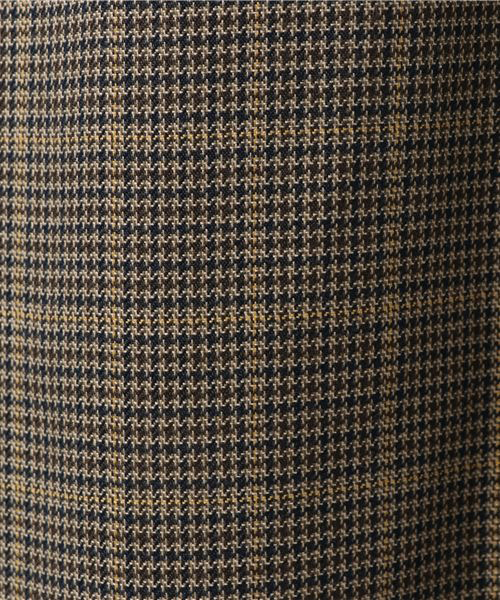 RAY CASSIN（レイカズン）の「ガンクラブチェックワイドパンツ（その他パンツ・レディース・カーキ/ブラウン/ライトグレー・FREE）」の12枚目の写真