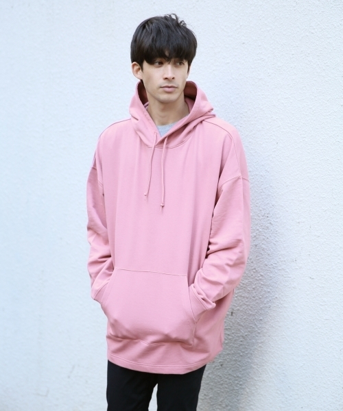 RAGEBLUE(レイジブルー)の「<ZOZOTOWN限定>スーパービッグ裏毛スウェットパーカー /782786(パーカー・メンズ・ホワイト/ブラック/パープル/イエロー/ピンク/ネイビー/グリーン・LARGE/MEDIUM/SMALL/X-LARGE)」の7枚目の写真