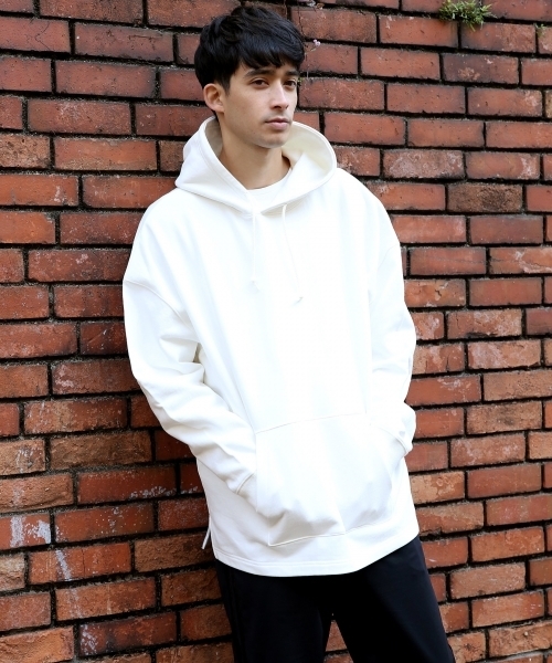 RAGEBLUE(レイジブルー)の「<ZOZOTOWN限定>スーパービッグ裏毛スウェットパーカー /782786(パーカー・メンズ・ホワイト/ブラック/パープル/イエロー/ピンク/ネイビー/グリーン・LARGE/MEDIUM/SMALL/X-LARGE)」の8枚目の写真