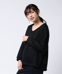 UNDERWRAPS / アンダーラップス 畦編みVネックプルオーバー (M3)