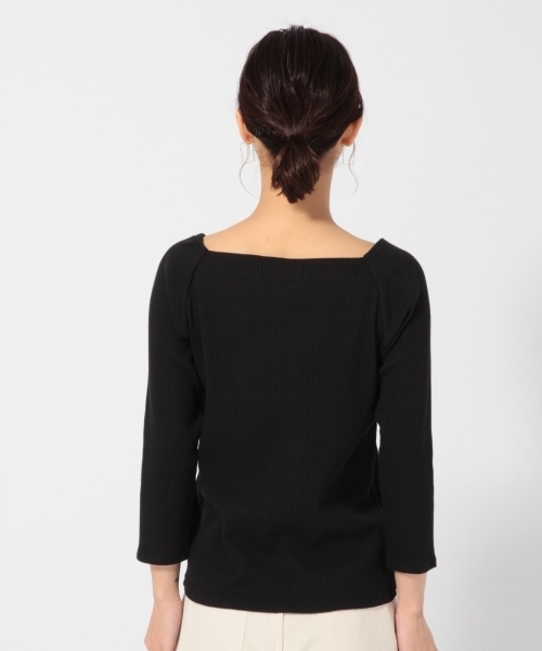 LOWRYS FARM(ローリーズファーム)の「リブスクエア/7S 784032(Tシャツ/カットソー・レディース・グリーン/レッド/オフホワイト/ブラック/グレー/ブルー系その他・LARGE/MEDIUM)」の11枚目の写真