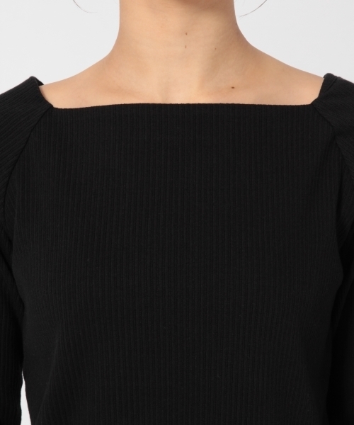 LOWRYS FARM(ローリーズファーム)の「リブスクエア/7S 784032(Tシャツ/カットソー・レディース・グリーン/レッド/オフホワイト/ブラック/グレー/ブルー系その他・LARGE/MEDIUM)」の14枚目の写真