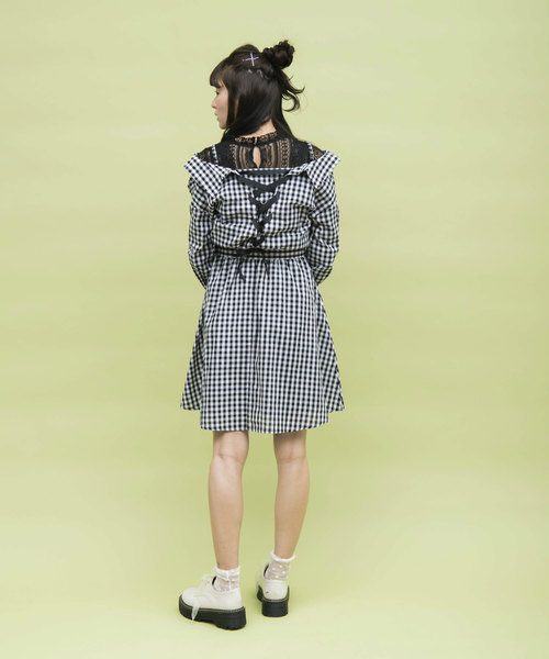 OLIVE des OLIVE（オリーブデオリーブ）の「ギンガム オフショル
