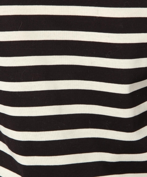 laboratory work（ラボラトリーワーク）の「ワンショルボーダープルオーバー（Tシャツ/カットソー・レディース・ホワイト/ブラック/ブルー・MEDIUM）」の11枚目の写真