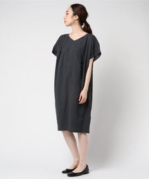 AMERICAN HOLIC | ・Vネックサックワンピース(ワンピース)