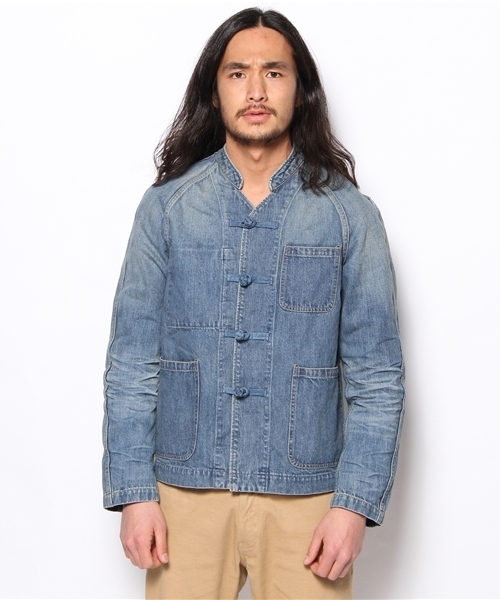 BEAMS（ビームス）の「○ｻﾝｶ12.5ozCHN C/A（カバーオール・メンズ・インディゴブルー・2/3）」の2枚目の写真