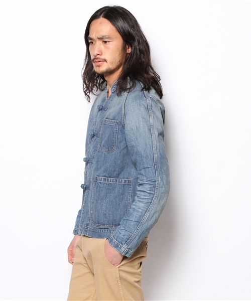 BEAMS（ビームス）の「○ｻﾝｶ12.5ozCHN C/A（カバーオール・メンズ・インディゴブルー・2/3）」の3枚目の写真