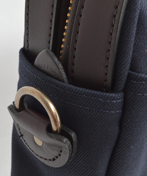 ROOPTOKYO（ループトウキョウ）の「FILSON / フィルソン オリジナルブリーフケース ORIGINAL BRIEAF CASE（ビジネスバッグ・メンズ・ネイビー/タン・FREE）」の11枚目の写真