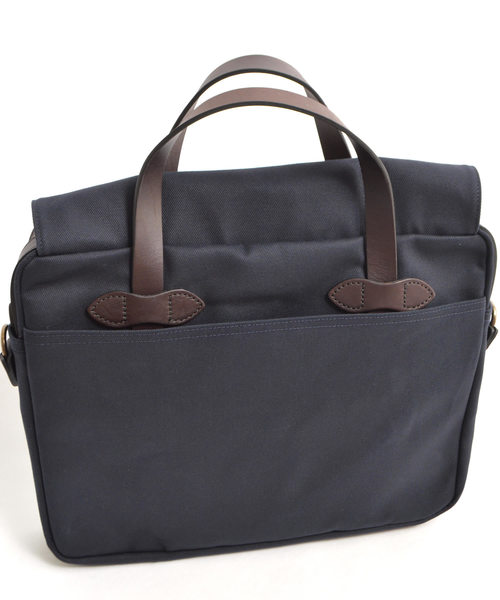 ROOPTOKYO（ループトウキョウ）の「FILSON / フィルソン オリジナルブリーフケース ORIGINAL BRIEAF CASE（ビジネスバッグ・メンズ・ネイビー/タン・FREE）」の12枚目の写真