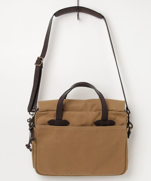 ROOPTOKYO（ループトウキョウ）の「FILSON / フィルソン オリジナルブリーフケース ORIGINAL BRIEAF CASE（ビジネスバッグ・メンズ・ネイビー/タン・FREE）」の7枚目の写真