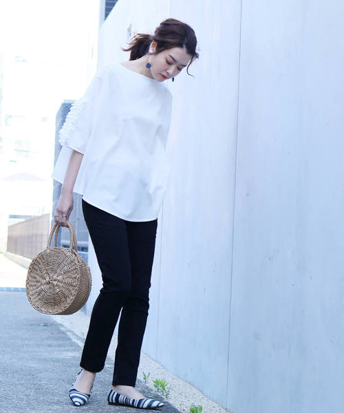 reca（レカ）の「美脚シルエット◇ストレッチ スキニーパンツ（その他パンツ・レディース・ブラック/ベージュ/ベージュ系その他/カーキ・M/L）」の5枚目の写真