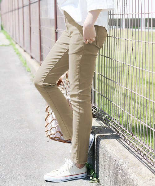 reca（レカ）の「美脚シルエット◇ストレッチ スキニーパンツ（その他パンツ・レディース・ブラック/ベージュ/ベージュ系その他/カーキ・M/L）」の19枚目の写真