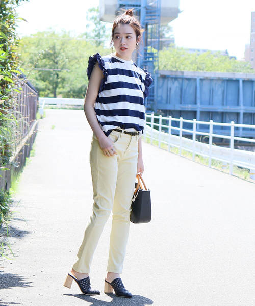 reca（レカ）の「美脚シルエット◇ストレッチ スキニーパンツ（その他パンツ・レディース・ブラック/ベージュ/ベージュ系その他/カーキ・M/L）」の11枚目の写真