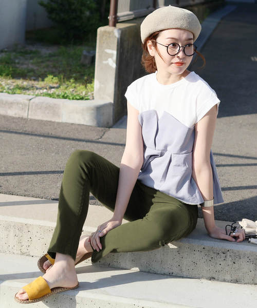 reca（レカ）の「美脚シルエット◇ストレッチ スキニーパンツ（その他パンツ・レディース・ブラック/ベージュ/ベージュ系その他/カーキ・M/L）」の14枚目の写真