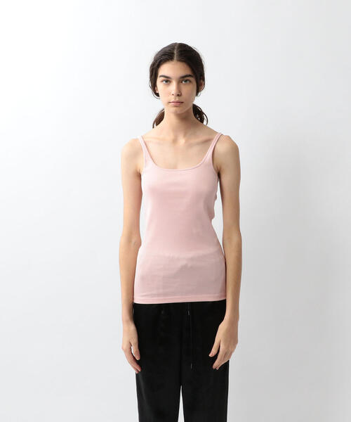 Steven Alan（スティーブンアラン）の「＜Steven Alan＞COTTON FRIES CAMISOLE TANK TOP/タンクトップ（キャミソール・レディース・ベージュ/ダークブラウン/オフホワイト/ブラック/ピンク/ライトピンク/ナチュラル/ブラウン・FREE）」の8枚目の写真