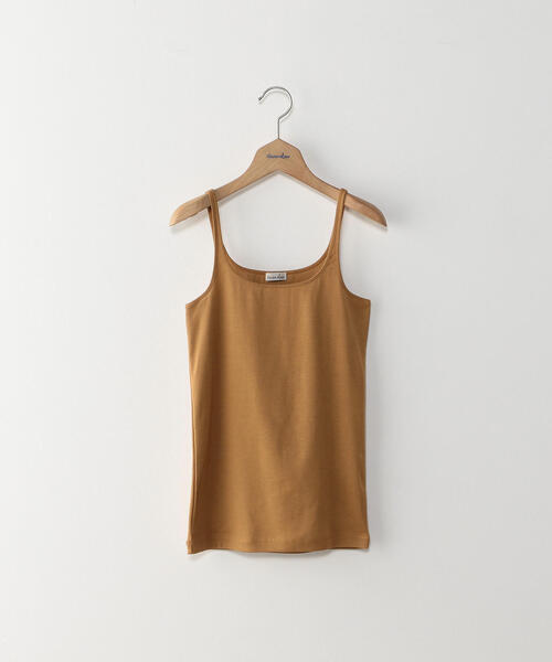 Steven Alan（スティーブンアラン）の「＜Steven Alan＞COTTON FRIES CAMISOLE TANK TOP/タンクトップ（キャミソール・レディース・ベージュ/ダークブラウン/オフホワイト/ブラック/ピンク/ライトピンク/ナチュラル/ブラウン・FREE）」の17枚目の写真