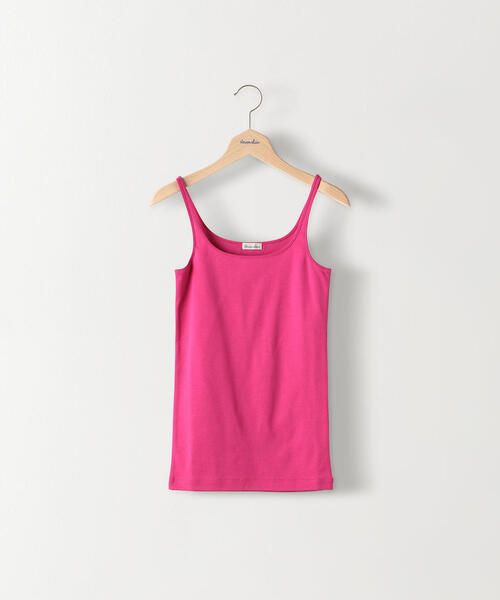 Steven Alan（スティーブンアラン）の「＜Steven Alan＞COTTON FRIES CAMISOLE TANK TOP/タンクトップ（キャミソール・レディース・ベージュ/ダークブラウン/オフホワイト/ブラック/ピンク/ライトピンク/ナチュラル/ブラウン・FREE）」の20枚目の写真