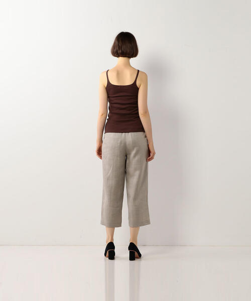 Steven Alan（スティーブンアラン）の「＜Steven Alan＞COTTON FRIES CAMISOLE TANK TOP/タンクトップ（キャミソール・レディース・ベージュ/ダークブラウン/オフホワイト/ブラック/ピンク/ライトピンク/ナチュラル/ブラウン・FREE）」の14枚目の写真