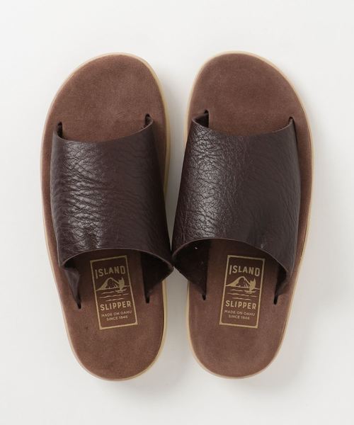 注目 SLIPPER ブラウンUS8スタッズ付き アイランドスリッパ 注目 SLIPPER ブラウンUS8スタッズ付き アイランドスリッパ 楽天