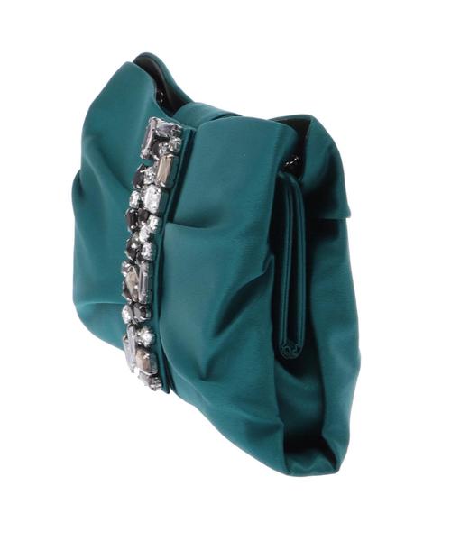 YECCA VECCA（イェッカヴェッカ）の「Lapuis×YCVCクラッチバック（クラッチバッグ・レディース・ブラック/グリーン/ライトベージュ・FREE）」の8枚目の写真