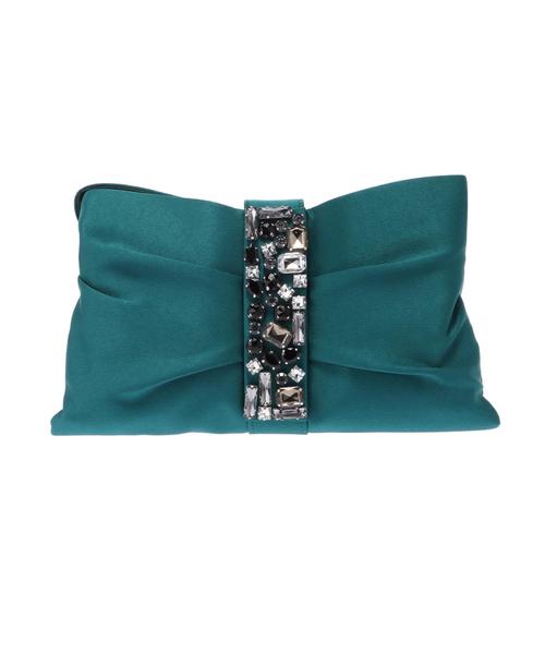 YECCA VECCA（イェッカヴェッカ）の「Lapuis×YCVCクラッチバック（クラッチバッグ・レディース・ブラック/グリーン/ライトベージュ・FREE）」の6枚目の写真