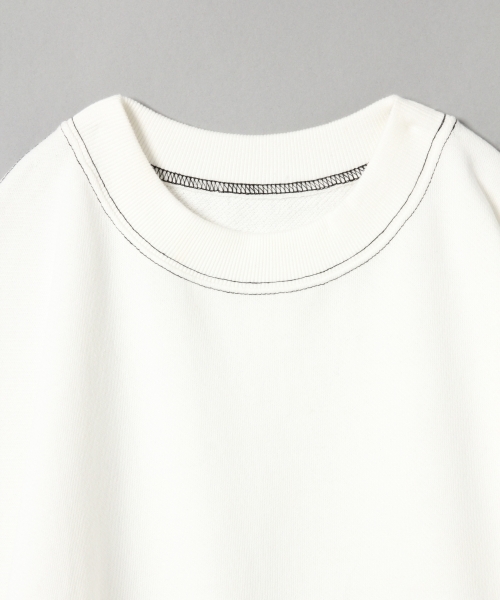 JEANASIS（ジーナシス）の「ステッチショートウラケプルオーバー/811323（スウェット・レディース・ブラック/ベージュ/オフホワイト・FREE）」の5枚目の写真