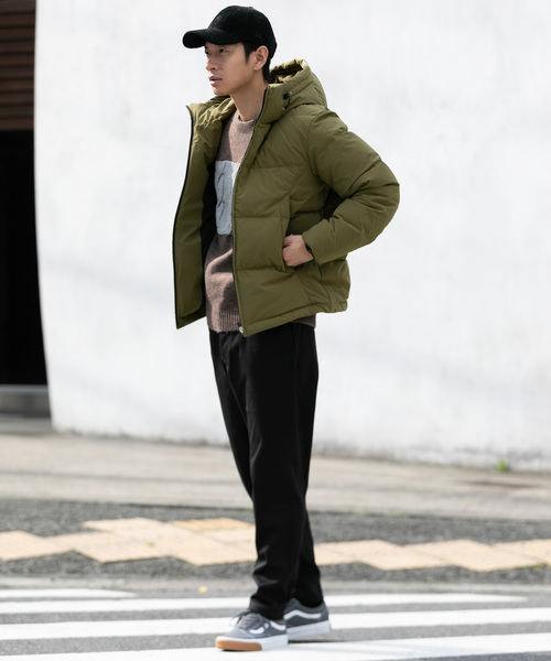 URBAN RESEARCH Sonny Label(アーバンリサーチサニーレーベル)の「河田フェザー撥水ストレッチダウン(ダウンジャケット/コート・メンズ・ブラック/ネイビー/カーキ・MEDIUM/LARGE)」の8枚目の写真