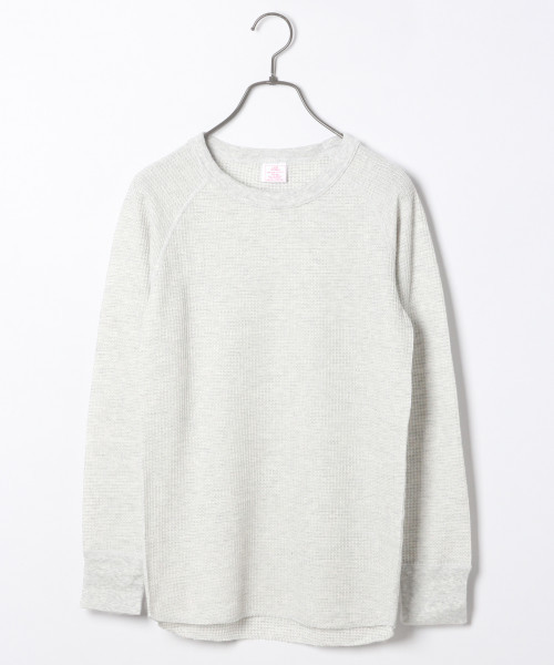 GLOBAL WORK(グローバルワーク)の「JE MORGANサーマル(ムジ)/819485(Tシャツ/カットソー・レディース・ホワイト/ブラック/グレー・FREE)」の3枚目の写真
