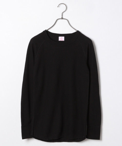 GLOBAL WORK(グローバルワーク)の「JE MORGANサーマル(ムジ)/819485(Tシャツ/カットソー・レディース・ホワイト/ブラック/グレー・FREE)」の2枚目の写真