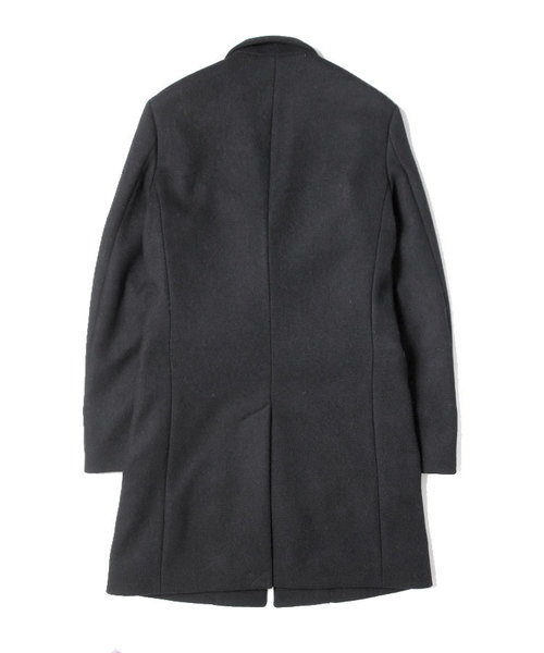 Luv maison（ラブメゾン）の「ストレッチメルトンチェスターコート（チェスターコート・メンズ・ブラック/グレー/ベージュ/サックスブルー・M/L/XL）」の5枚目の写真