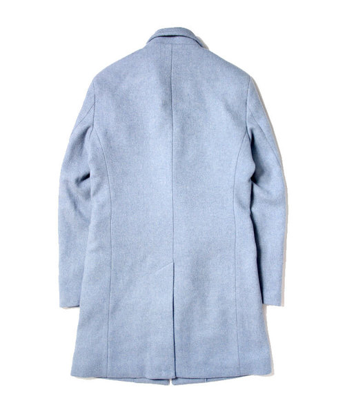 Luv maison（ラブメゾン）の「ストレッチメルトンチェスターコート（チェスターコート・メンズ・ブラック/グレー/ベージュ/サックスブルー・M/L/XL）」の8枚目の写真