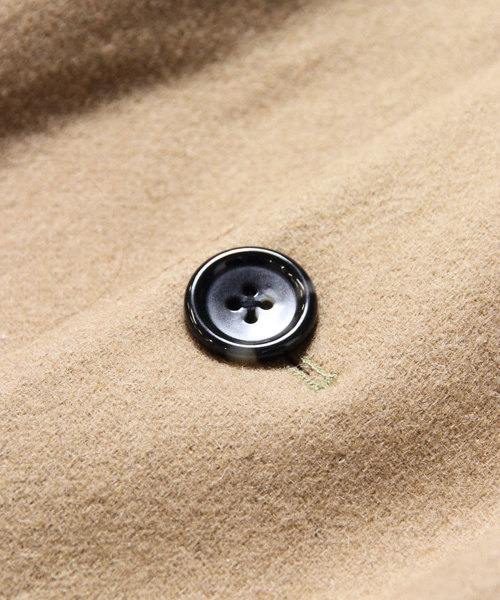 Luv maison（ラブメゾン）の「ストレッチメルトンチェスターコート（チェスターコート・メンズ・ブラック/グレー/ベージュ/サックスブルー・M/L/XL）」の10枚目の写真